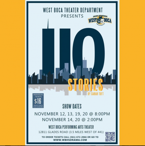 110 Stories will run the weekends of 11/12/21 and 11/19/21 in the school theater.