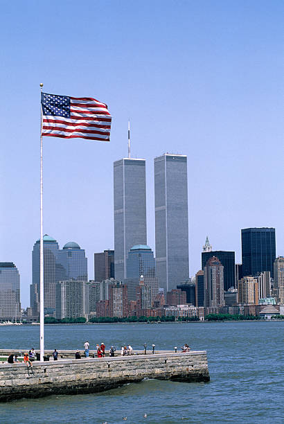 The+New+York+Twin+Towers+before+they+were+destroyed+in+the+9%2F11+attacks.+