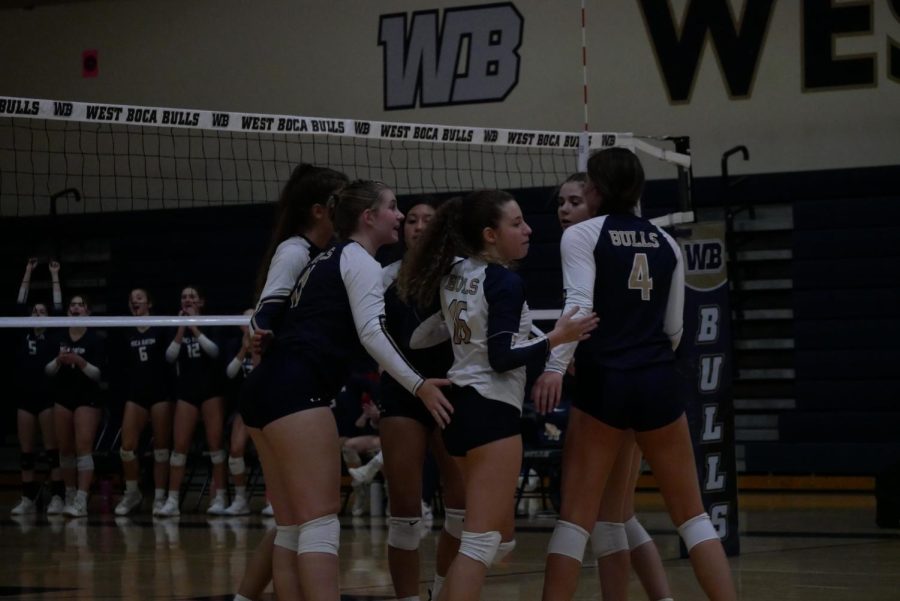 PHOTOS: West Boca Takes on Undefeated Rival, Boca High, in Girls Varsity Volleyball Showdown