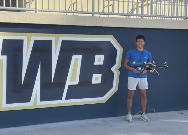 WBHS’ first FAA Certified UAS Drone Pilot!