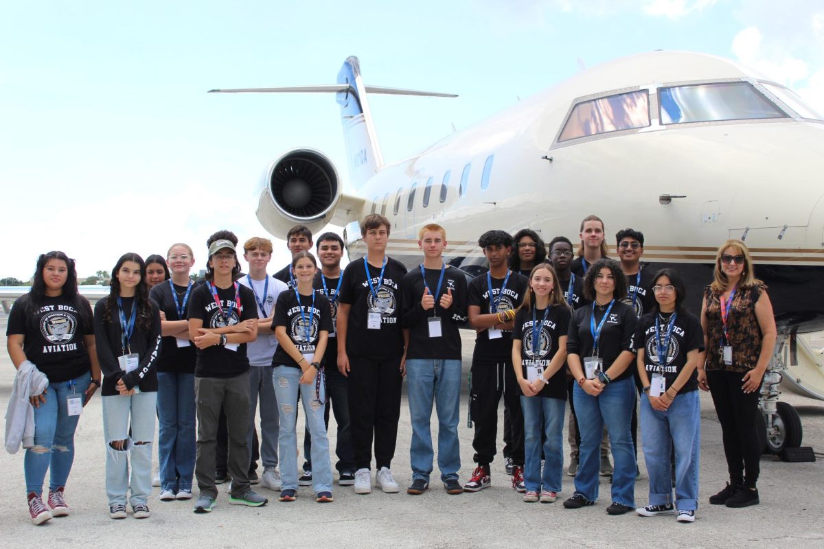 The Aviation Academys visit to the Boca Raton Airport.