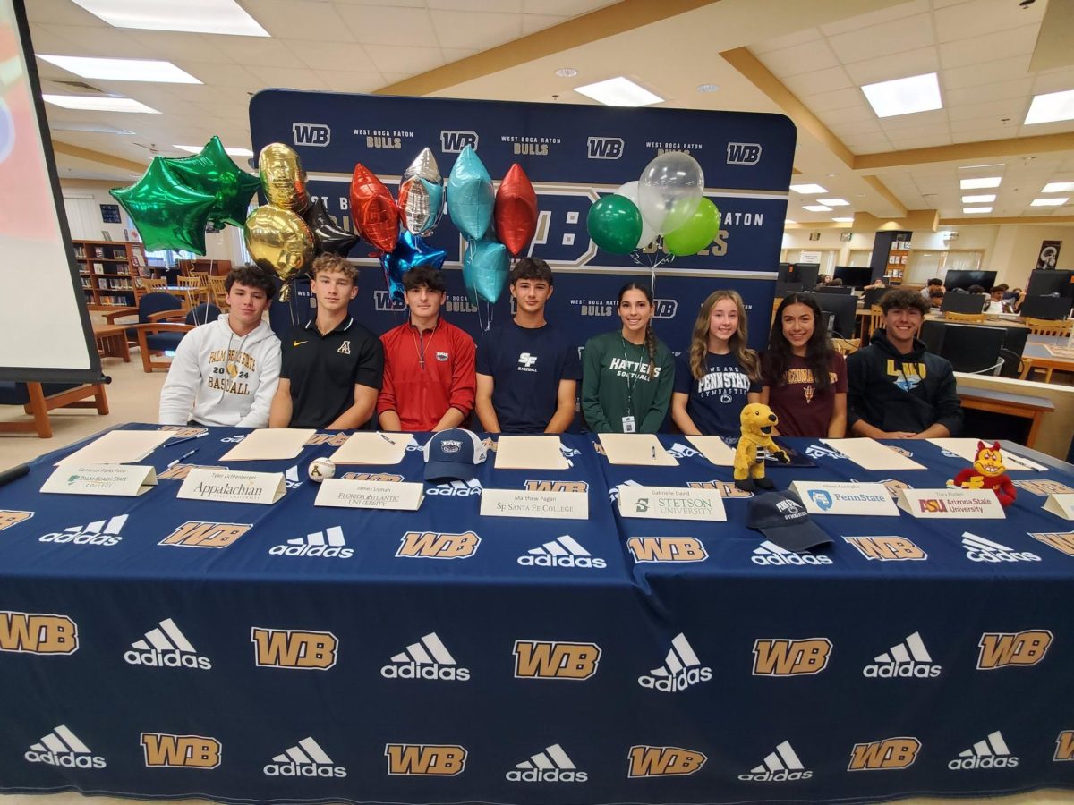 Eight West Boca Athletes Sign National Letter of Intent