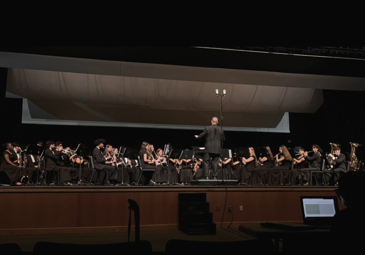 Symphonic band performing at MPA 2024