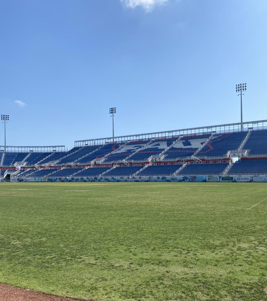 A photo of FAU's football stadium. This stadium was opened in 2011!