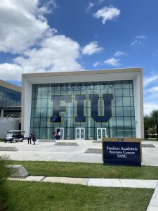 A photo that I took while touring FIU. This was the Student Center.