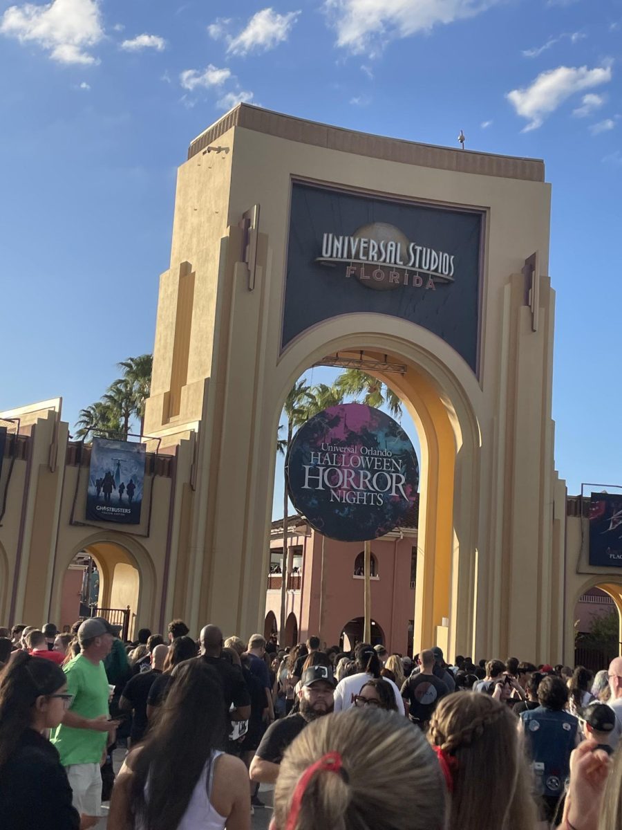 Entrance of Universal Studios Halloween Horror Nights during the opening. 10/13/24