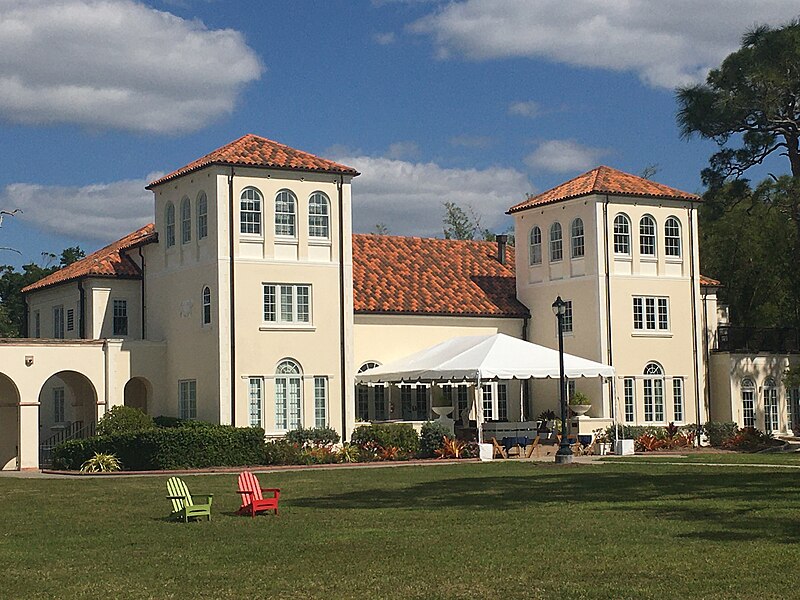 This is a photo of Cook Hall at New College of Florida.