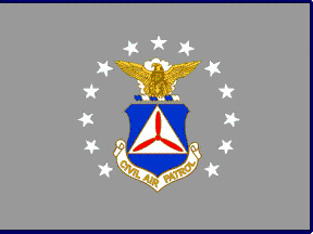 
A photo of The Civil Air Patrol flag.