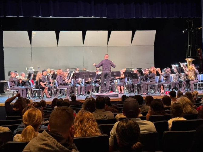 Concert band at West Boca