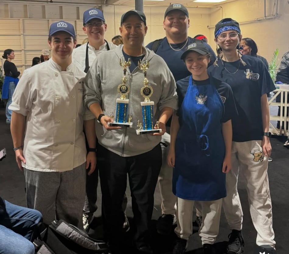 West Boca teams celebrate their first and second place wins.