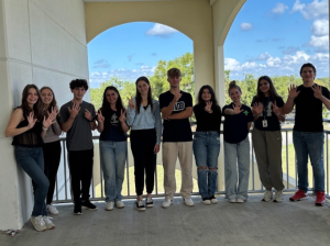 Image of all top ten students at West Boca Raton High