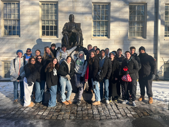 West Boca Debate Team at Harvard University Campus.