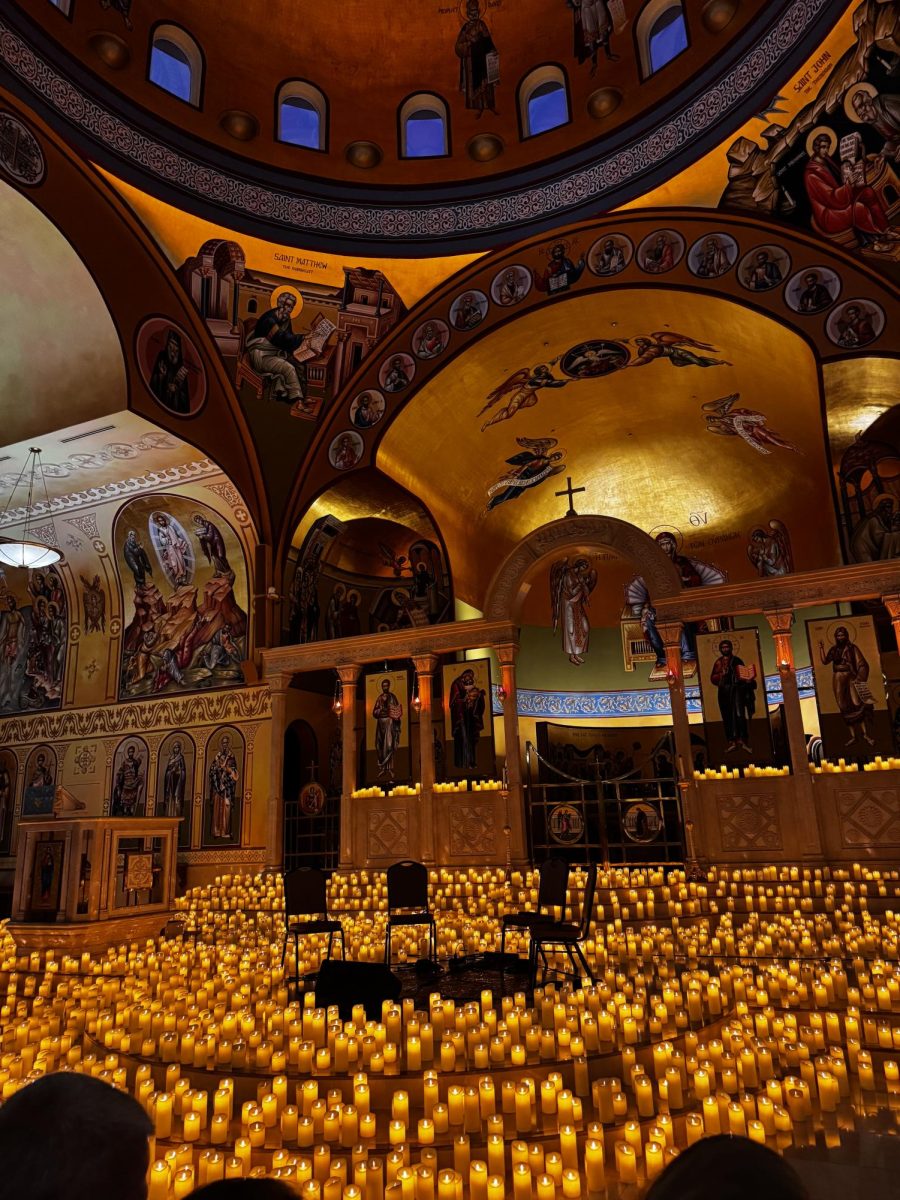 The setting of Saint Mark Greek Orthodox Church 