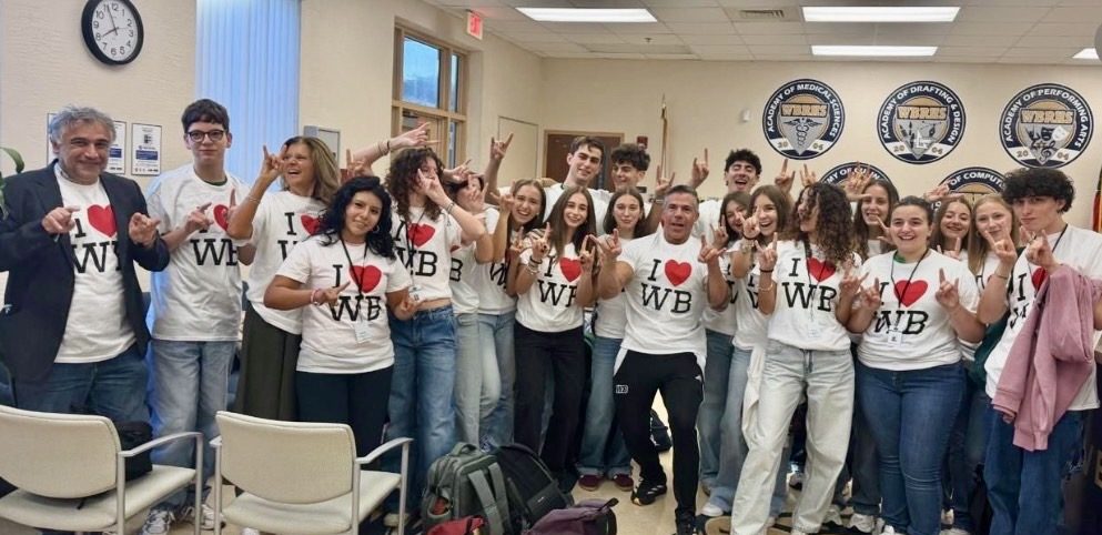Italian students first arrival at West Boca
