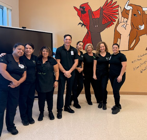 The cafeteria staff.